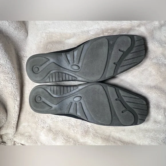 Stacy Adams black suede slip-on loafers Mens Size 10 - Picture 5 of 7